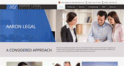 Desktop Screenshot of aaronlegal.com.au